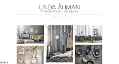 Desktop Screenshot of lindaahman.se